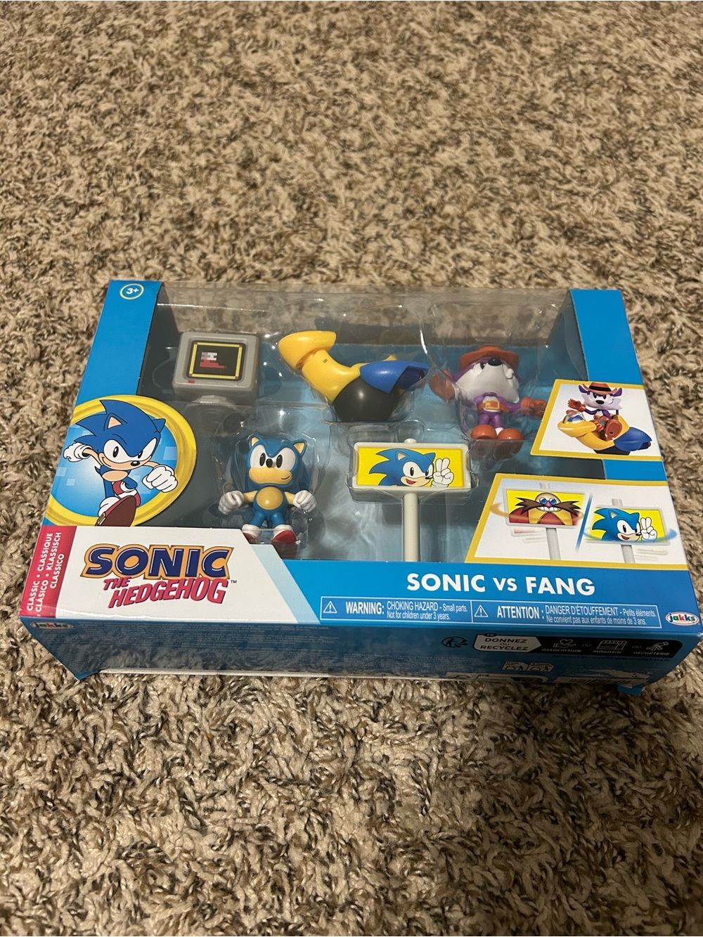 Sonic vs Fang Action Figure Playset - sonic the hedgehog